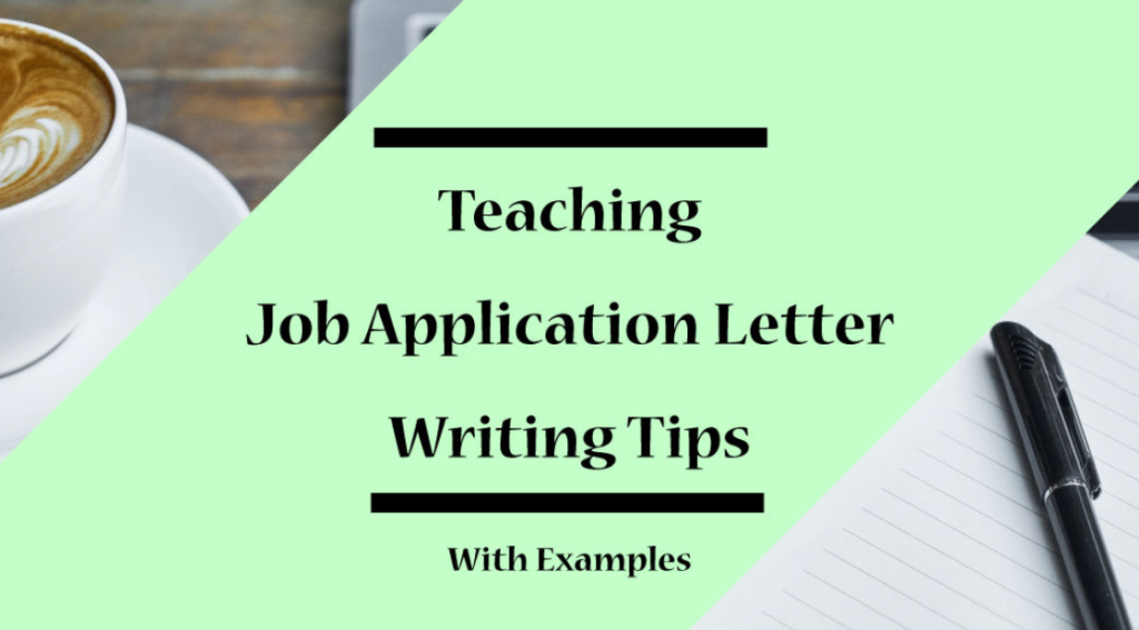 Cover Letter Tips for Teaching Job Applications